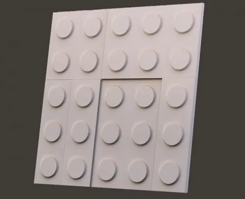 Конструктор-лего 3д панель